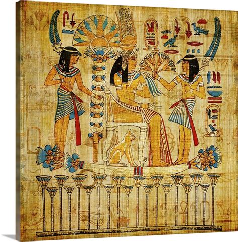 papyrus paintings from egypt